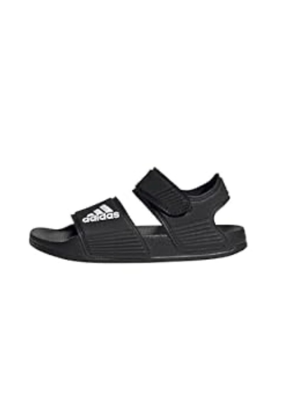 adidas Kids black Adilette Sandals - Picture 2 of 10